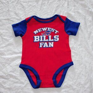 Baby Newest Buffalo Bills Fan One Piece Unisex 3-6 Months NY Football NFL NEW